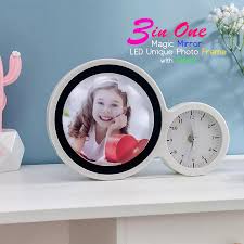 Magic mirror clock