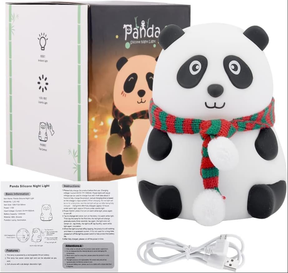 Silicone Panda Night Light