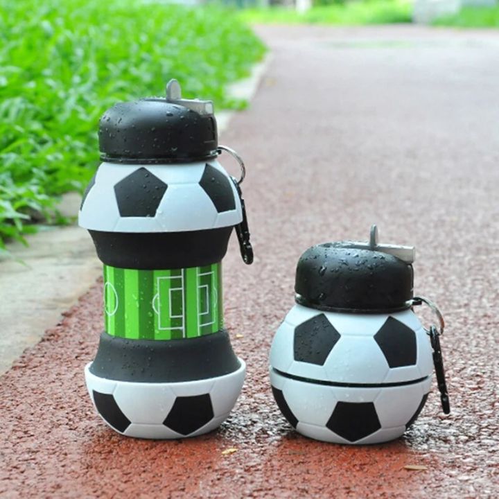 Foldable Football Water Bottle