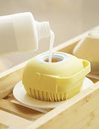 sillicon massager bath brush